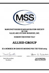 Certificazione di adesione a MSS del Gruppo Allied